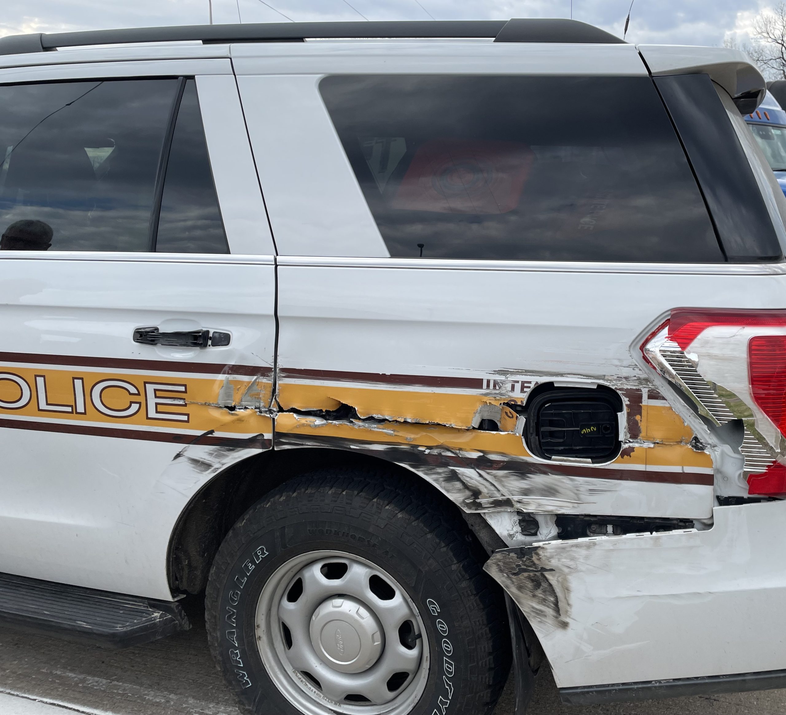 Illinois State Police Squad Car Struck by Driver on Interstate 280 ...